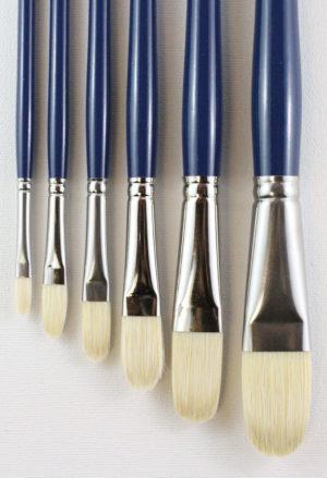 Acryloil Fine Bristle Brush - Series 1400KF - Filbert
