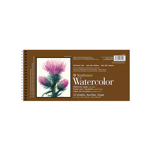400 Series Watercolour Pad, Cold Press 6