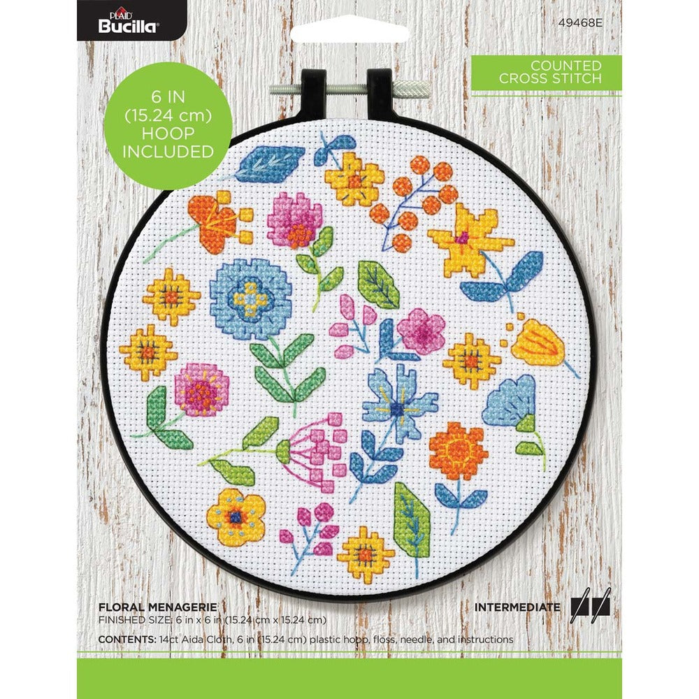 Embroidery Kit - Floral Menagerie
