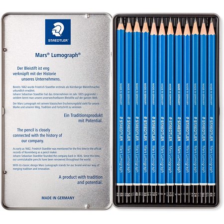 Staedtler Lumograph Crayon Set 12 pièces