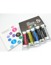 Load image into Gallery viewer, Holbein Artist&#39;s Gouache - 5 Mixing Colors Set
