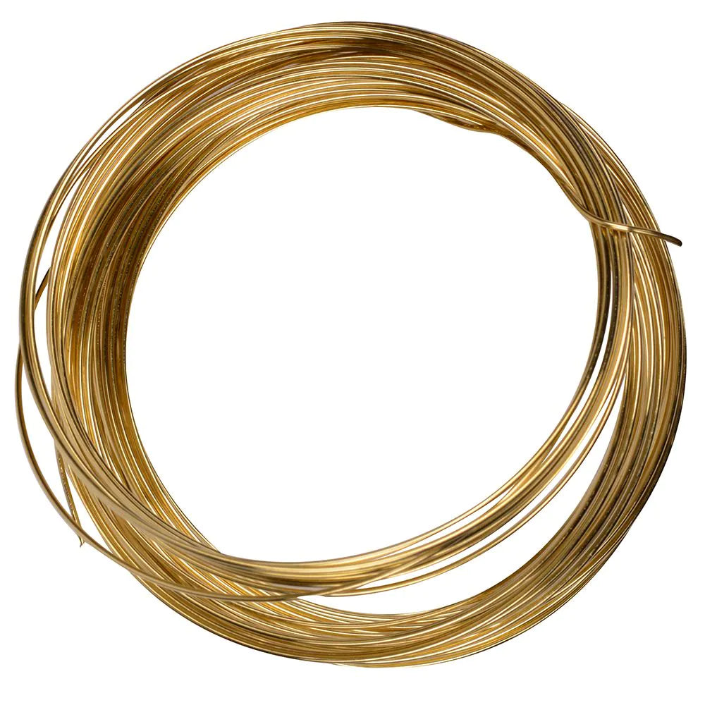 Brass Wire Round - 1 foot