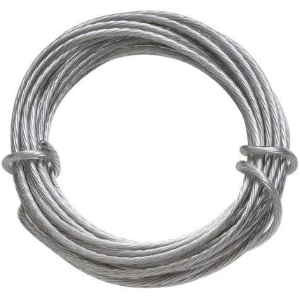 Plastic Coated Stainless Steel Picture Hanging Wire- 1 ft